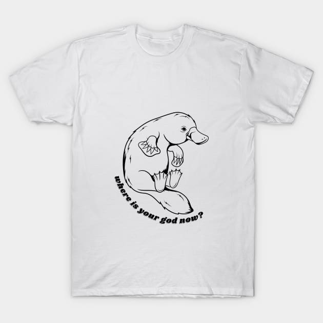 God's little joke T-Shirt by The Weirdest Thing